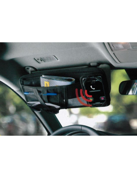 Organizer schowek samochodowy na osłonę przeciwsłoneczą dunlop