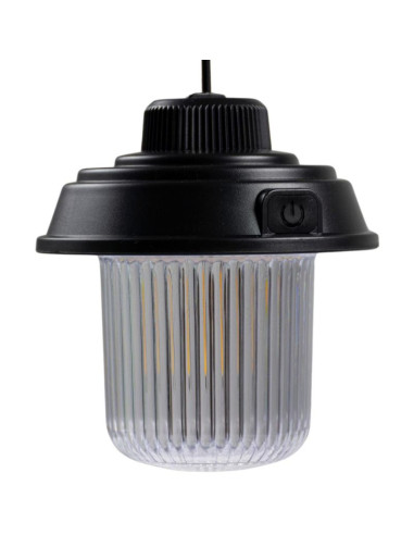 Latarka lampa camping usb 3 rodzaje światła redcliffs czarny
