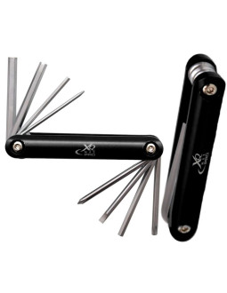 Zestaw narzędzi do naprawy roweru 8w1 xqmax pro czarny 2