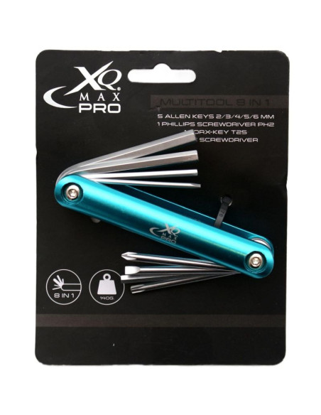 Zestaw narzędzi do naprawy roweru 8w1 xqmax pro niebieski