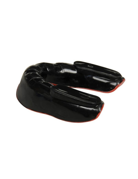 Żelowy ochraniacz na zęby + pudełko - czarno-czerwony | geltech