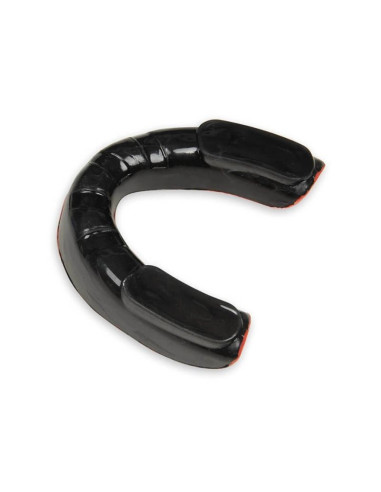 Żelowy ochraniacz na zęby + pudełko - czarno-czerwony | geltech