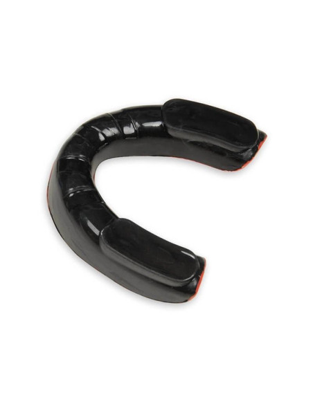 Żelowy ochraniacz na zęby + pudełko - czarno-czerwony | geltech