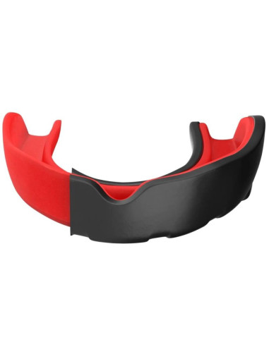 Żelowy ochraniacz na zęby + pudełko - czarno-czerwony | geltech