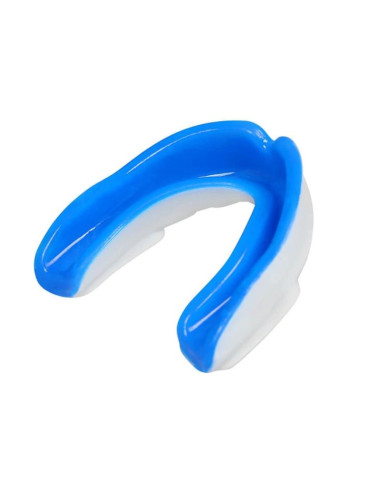 Żelowy ochraniacz na zęby + pudełko - biało-niebieski | geltech