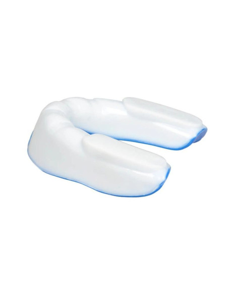 Żelowy ochraniacz na zęby + pudełko - biało-niebieski | geltech