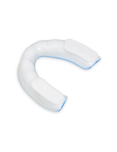 Żelowy ochraniacz na zęby + pudełko - biało-niebieski | geltech