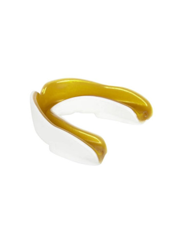 Żelowy ochraniacz na zęby + pudełko - biało-złoty | geltech