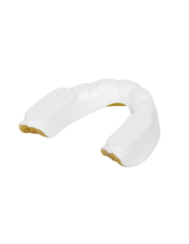 Żelowy ochraniacz na zęby + pudełko - biało-złoty | geltech