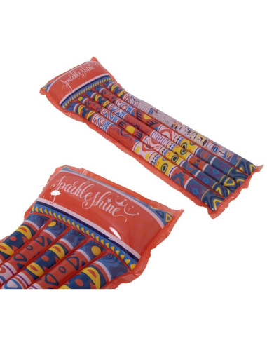 Materac dmuchany plażowy boho 171x66x22cm 33116