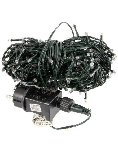 Lampki choinkowe łańcuch świetlny 120 led ciepły biały