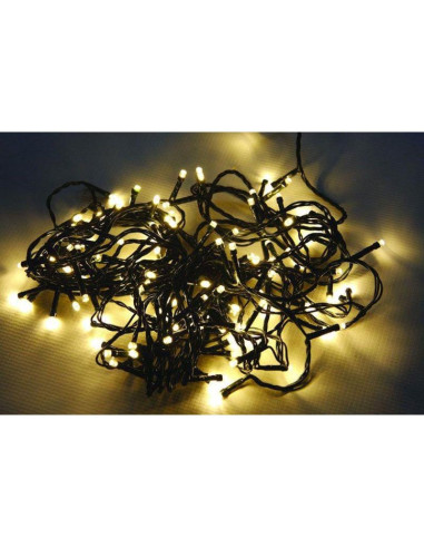 Lampki choinkowe łańcuch świetlny 120 led ciepły biały