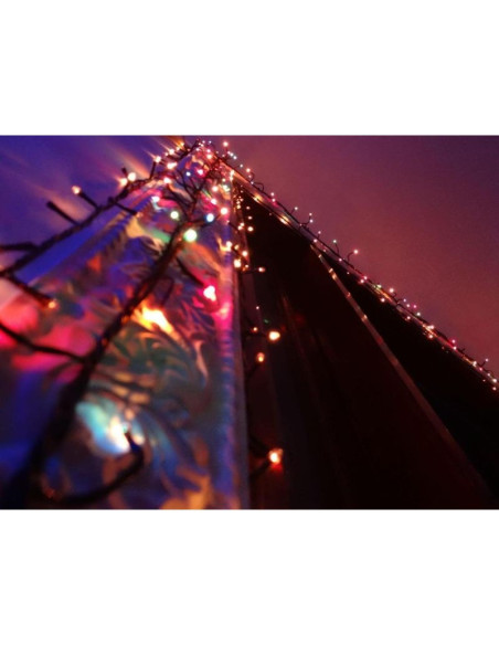 Lampki choinkowe łańcuch świetlny 120 led multikolor