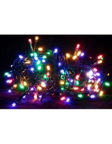 Lampki choinkowe łańcuch świetlny 120 led multikolor