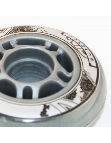 Pu 70x24 82a przezroczyste kółka (4 szt.) nils extreme