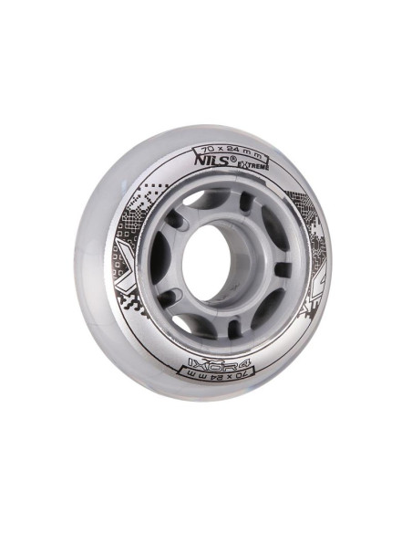 Pu 70x24 82a przezroczyste kółka (4 szt.) nils extreme