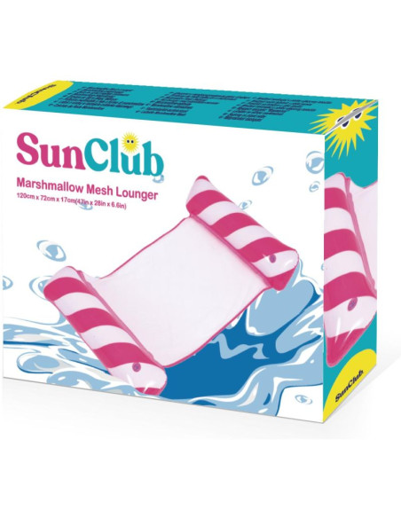 Dmuchany leżak fotel wodny 120x72x17cm 33052