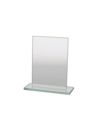 Trofeum szklane z rozklejoną podstawą