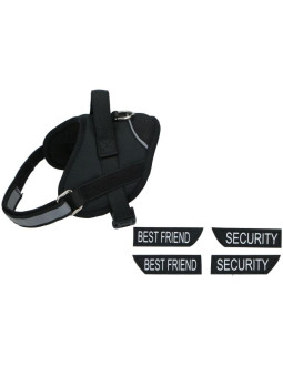 Szelki dla psa z tasmą odblaskową 37 - 49 cm small