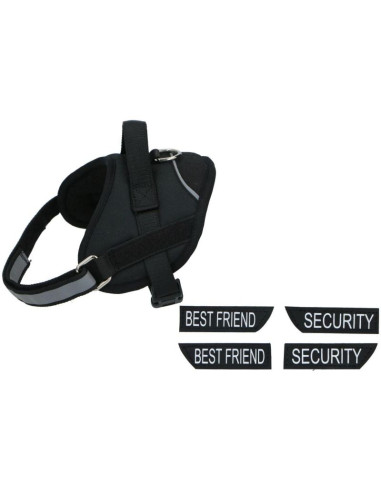 Szelki dla psa z tasmą odblaskową 37 - 49 cm small