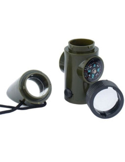 Gwizdek survivalowy mil-tec 6w1 - zielony 16328401 2