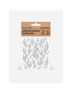 Naklejka bookman reflective stickers flames