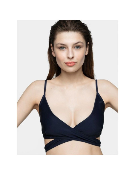 4f kostium damski kąpielowy góra od bikini h4l21-kos003g-31s granatowy