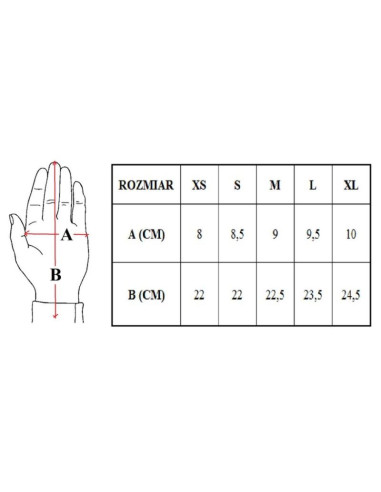 Rękawiczki do biegania xl