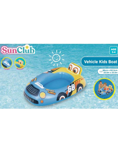 Dmuchana łódka auto do pływania 86x60,5cm 35463