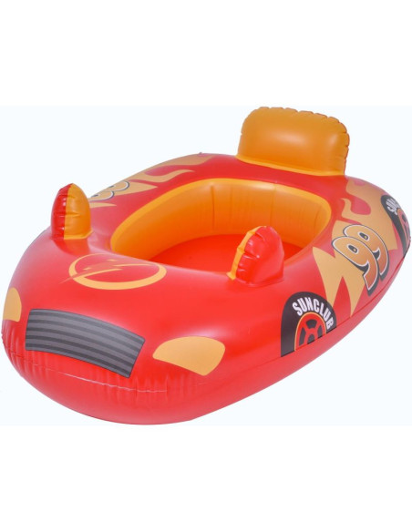 Dmuchana łódka auto do pływania 86x60,5cm 37621 pomarańczowa