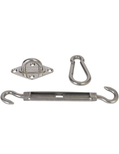 Zestaw montażowy do żagli przeciwsłonecznych