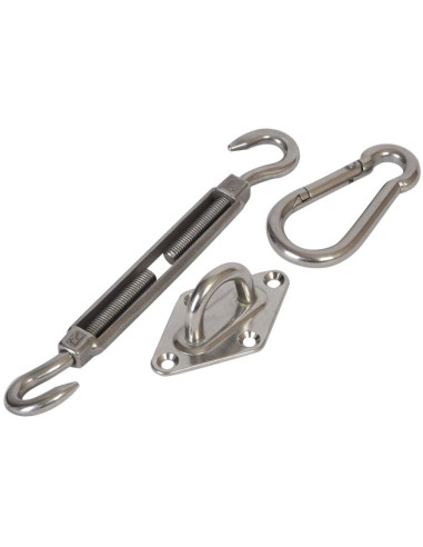 Zestaw montażowy do żagli przeciwsłonecznych