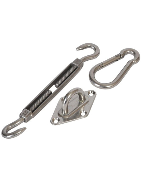 Zestaw montażowy do żagli przeciwsłonecznych