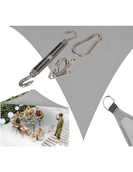 Zestaw montażowy do żagli przeciwsłonecznych