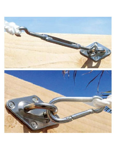 Zestaw montażowy do żagli przeciwsłonecznych