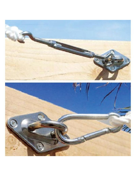 Zestaw montażowy do żagli przeciwsłonecznych