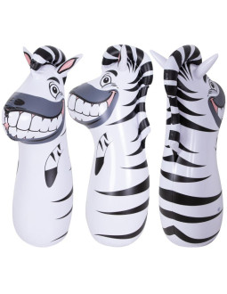 Worek bokserski dmuchany animal 53089 zebra