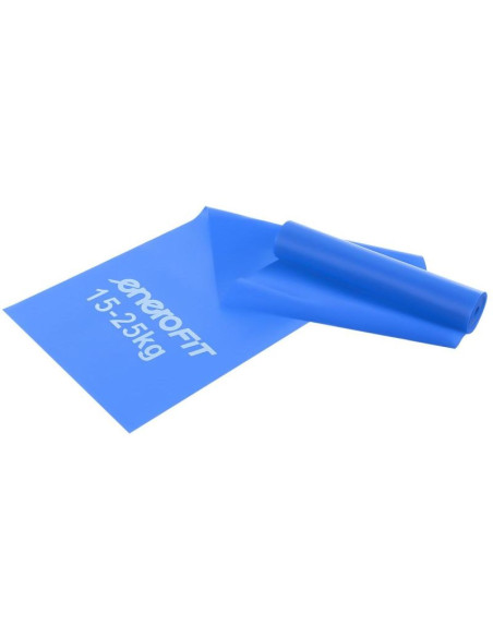 Taśma treningowa do ćwiczeń pilates 2000x150x0,550mm 15-25kg niebieska
