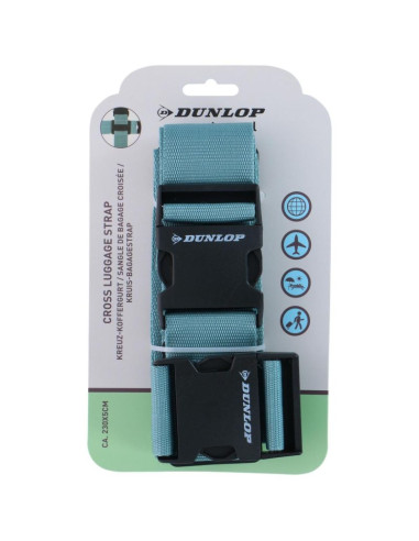 Uniwersalny pas zabezpieczający do bagażu 230x5cm zestaw 2 szt dunlop morski