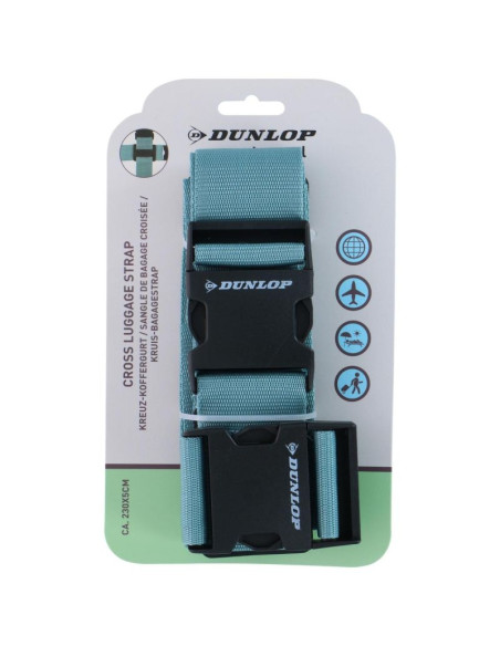 Uniwersalny pas zabezpieczający do bagażu 230x5cm zestaw 2 szt dunlop morski