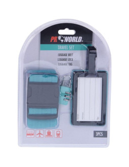 Zestaw podróżny 3 elementy proworld zielony