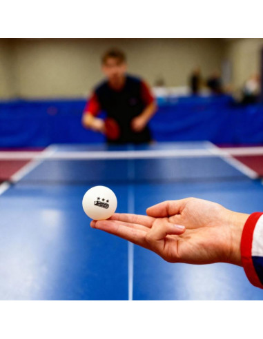 Piłeczki do tenisa stołowego best sporting training 24szt białe