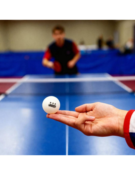 Piłeczki do tenisa stołowego best sporting training 24szt białe