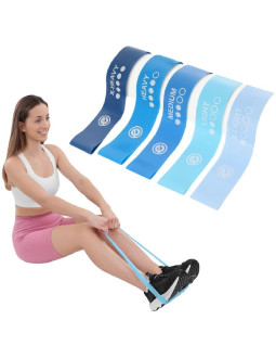 Zestaw gum do ćwiczeń fitness crossfit mini blue band 5w1 enero fit 2
