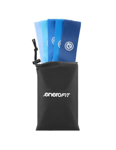 Zestaw gum do ćwiczeń fitness crossfit mini blue band 5w1 enero fit
