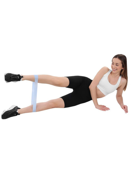 Zestaw gum do ćwiczeń fitness crossfit mini blue band 5w1 enero fit