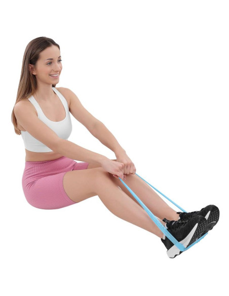 Zestaw gum do ćwiczeń fitness crossfit mini blue band 5w1 enero fit