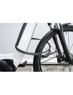 Zapięcie rowerowe linka na szyfr 10x900mm z uchwytem black+decker 2