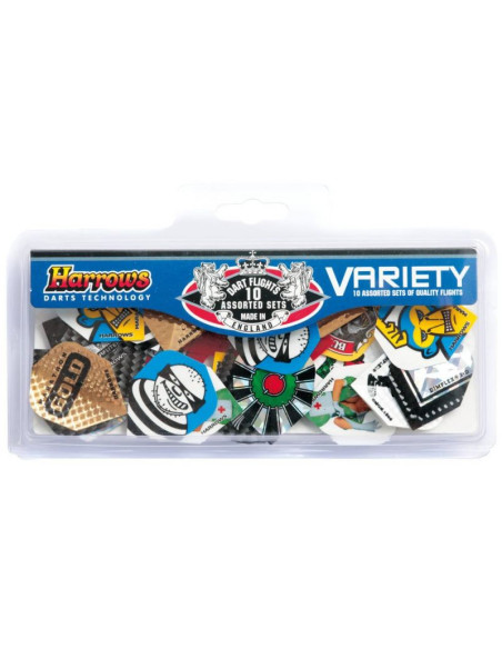 Zestaw piórek harrows system variety pack flights 10x3