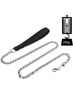 Smycz dla psa łańcuch 100 cm do 25 kg 2